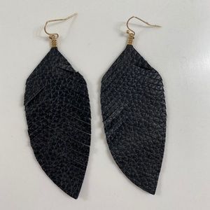 Feather earrings